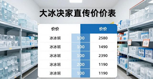 大冰块批发厂家怎么选?厦门直供渠道靠谱吗