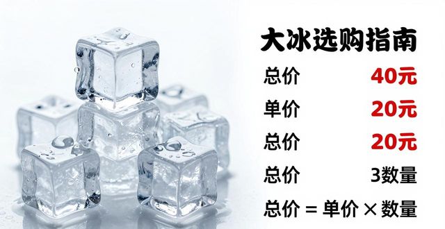 大冰块价格到底怎么算?厦门冰块选购指南