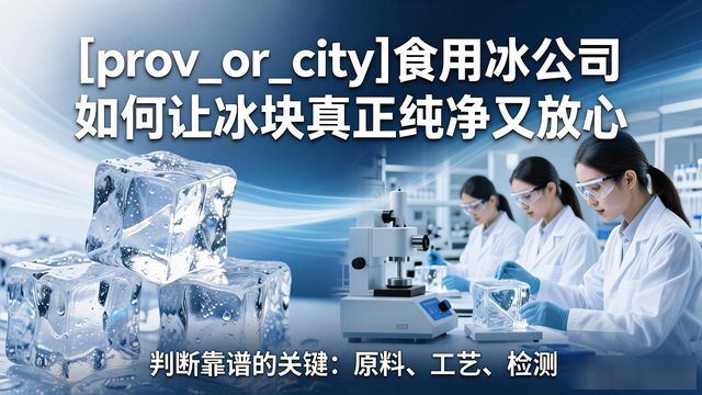 厦门食用冰公司如何让冰块真正纯净又放心